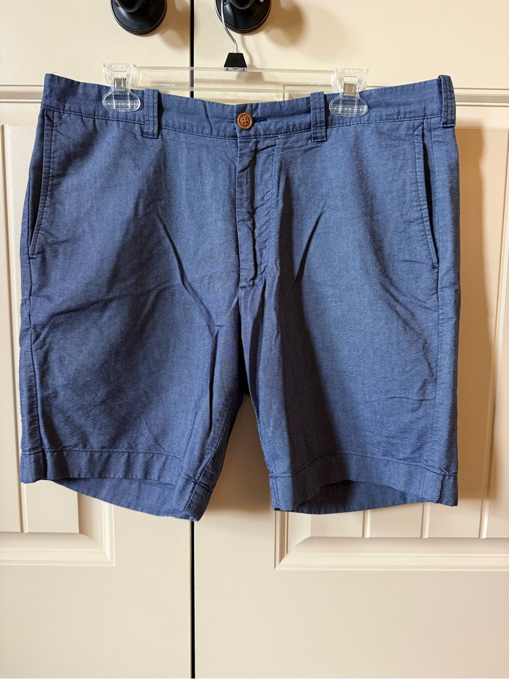J. Crew Men’s Navy Blue Flat Front Chino Shorts